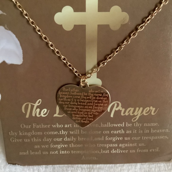 Jewelry - NEW Lords Prayer Necklace